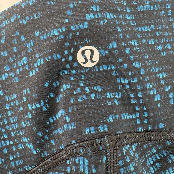 Lululemon Train Times Crop‎ (17") Pulse Capri Black / Black - Picture 5 of 10